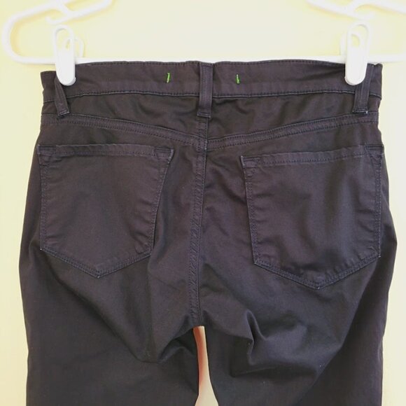 J Brand Skinny Leg Pants With Velvet Tuxedo Stripe Black Womens Size 25 - Picture 4 of 13